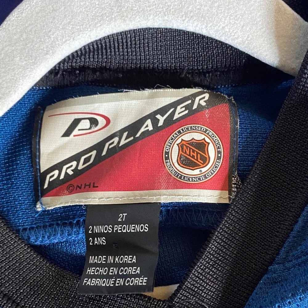 NHL Capitals Kids Blue and Black Jersey - Picture 2 of 3